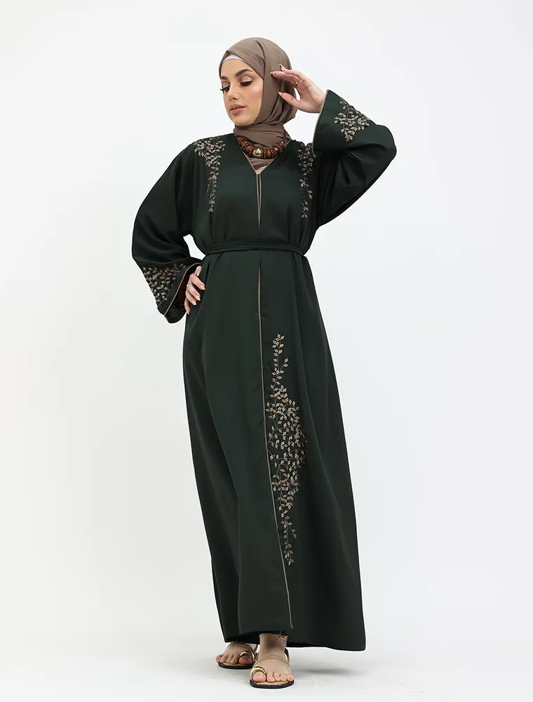 Green Huraira Abaya